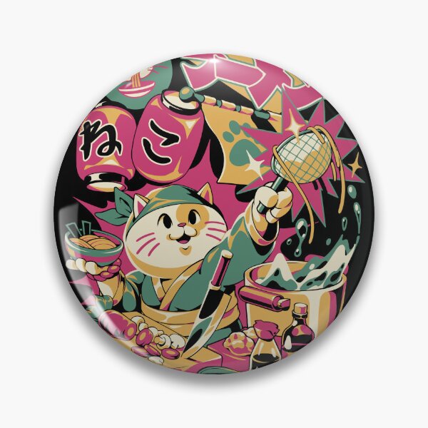 Item preview, Neko Ramen - Black Version designed and sold by Ilustrata®.