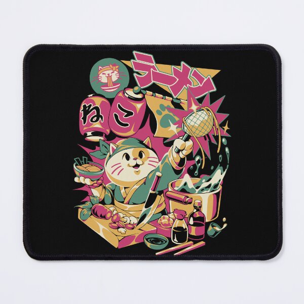 Item preview, Neko Ramen - Black Version designed and sold by Ilustrata®.
