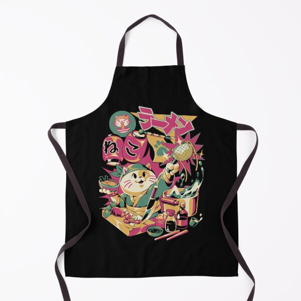 Item preview, Neko Ramen - Black Version designed and sold by Ilustrata®.