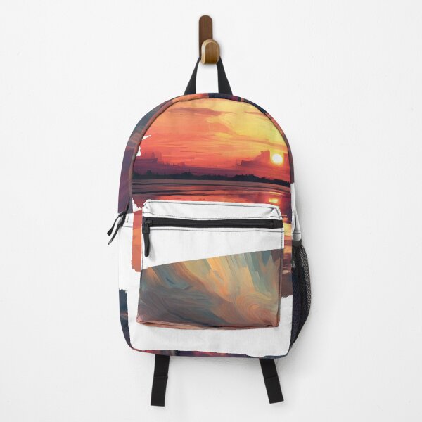 Item preview, Vibrant Abstract Ocean Sunset Datamoshing 1 designed and sold by Jason123za.