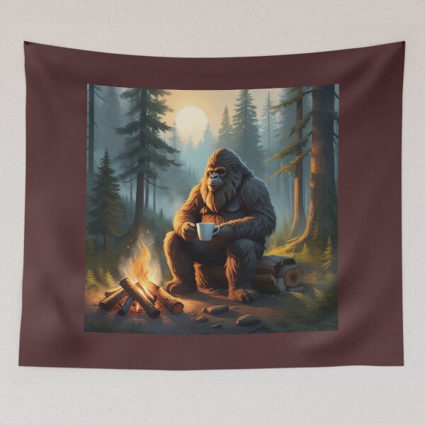 Item preview, Camping Sasquatch designed and sold by NitaBond.