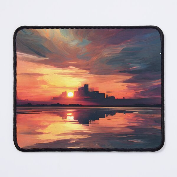 Item preview, Vibrant Abstract Ocean Sunset Datamoshing 1 designed and sold by Jason123za.