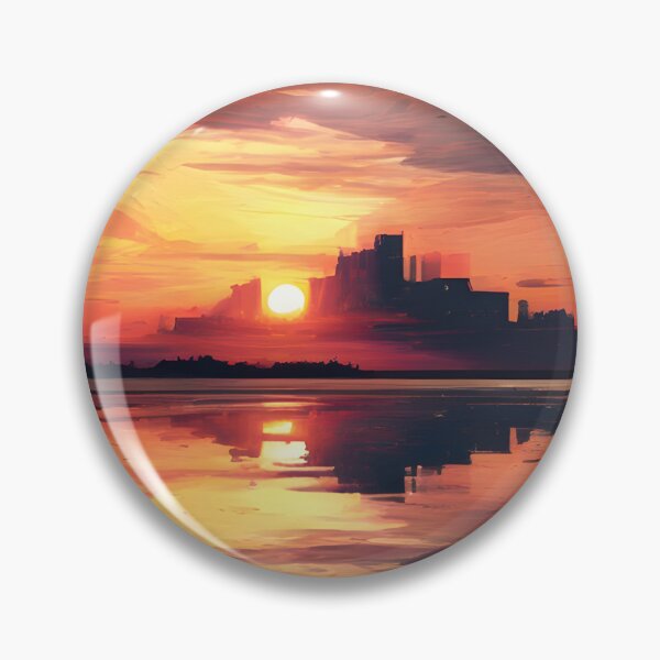 Item preview, Vibrant Abstract Ocean Sunset Datamoshing 1 designed and sold by Jason123za.