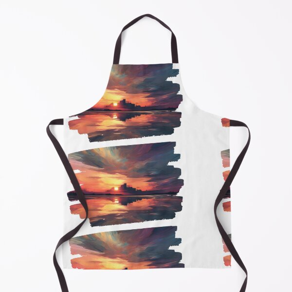 Item preview, Vibrant Abstract Ocean Sunset Datamoshing 1 designed and sold by Jason123za.