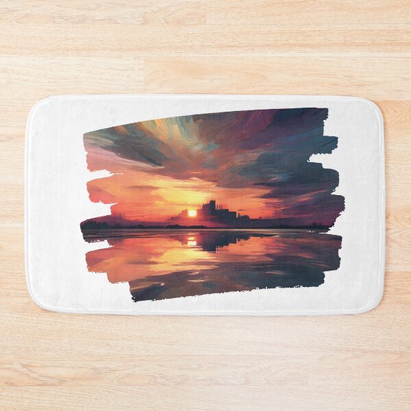 Item preview, Vibrant Abstract Ocean Sunset Datamoshing 1 designed and sold by Jason123za.