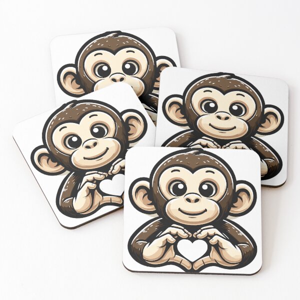 Item preview, Monkey Lover I Love Monkeys designed and sold by TKsTees.