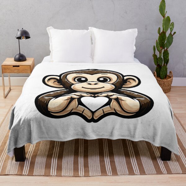Item preview, Monkey Lover I Love Monkeys designed and sold by TKsTees.