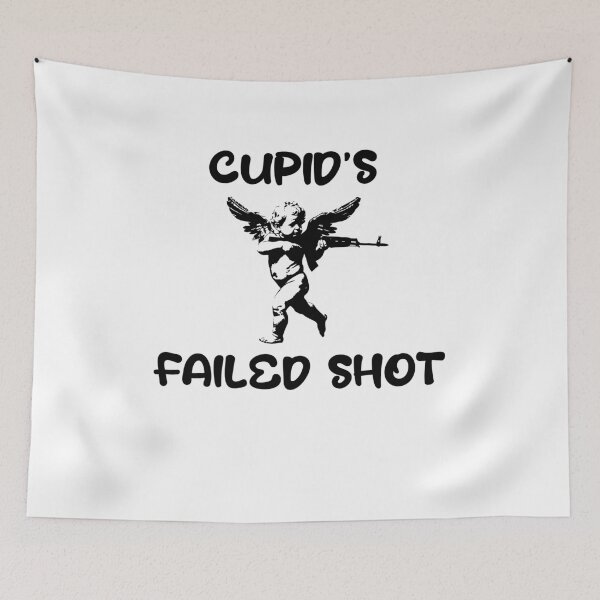 Item preview, Banksy Style Angel with Gun Graffiti Art designed and sold by BlueGoldArt.