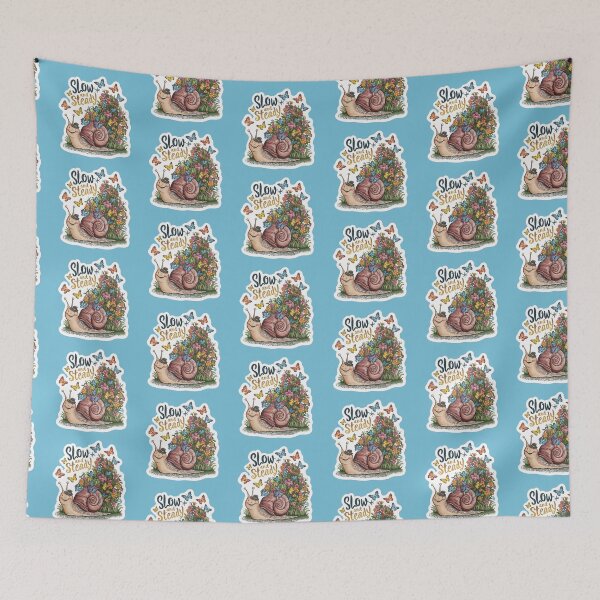 Item preview,  A Lovely Snail  illustration designed and sold by ZooStateofMind.