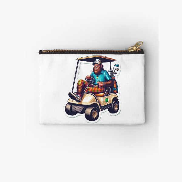 Item preview,  Bigfoot in driving a golf cart playing Golf designed and sold by BrinaandPops.