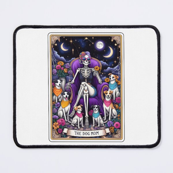 Item preview, The Dog Mom Skeleton Tarot Card designed and sold by snippygirl.