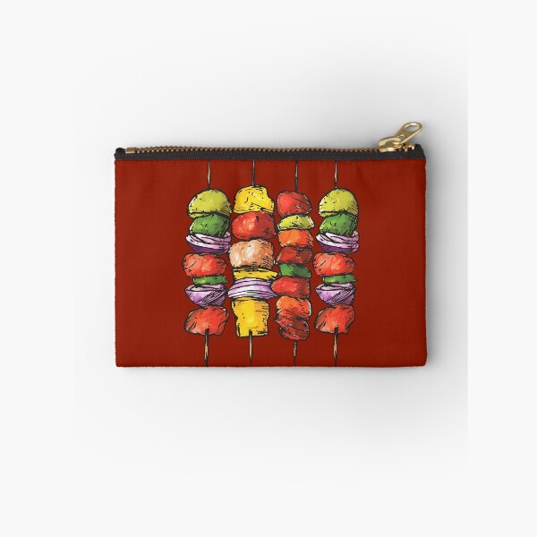 Item preview, Kebabs Grilling BBQ Hand Drawn Food Illustration designed and sold by meganohm.