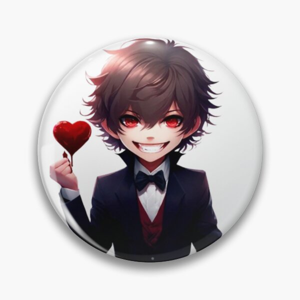 Item preview, Anime boy holding a heart designed and sold by luna--design.