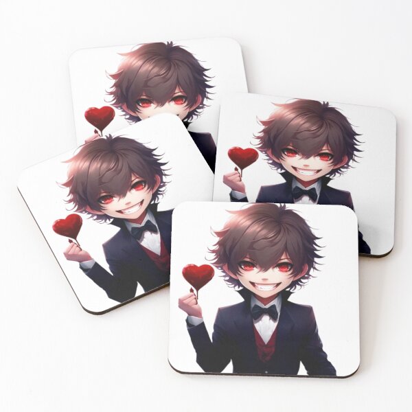 Item preview, Anime boy holding a heart designed and sold by luna--design.