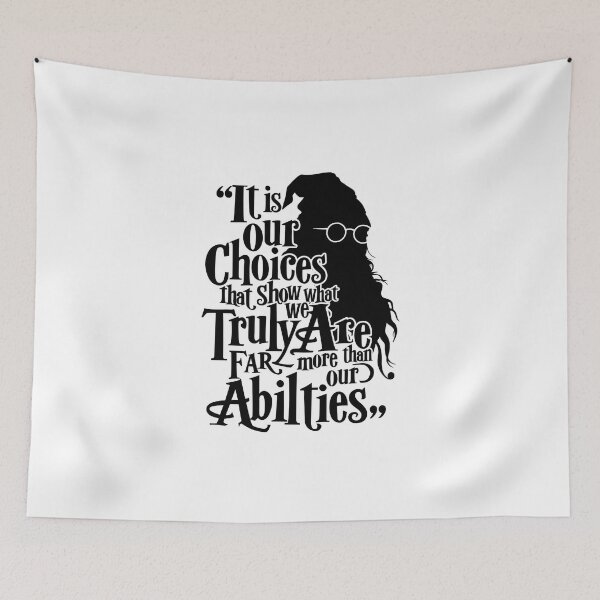 Item preview, It is our choices that show what we truly are, far more than our abilities - Silhouette - Fantasy designed and sold by Fenay Designs.