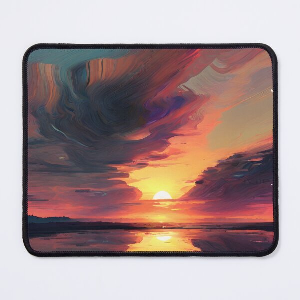 Item preview, Vibrant Abstract Ocean Sunset Datamoshing 2 designed and sold by Jason123za.