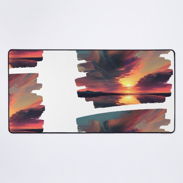 Item preview, Vibrant Abstract Ocean Sunset Datamoshing 2 designed and sold by Jason123za.