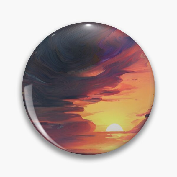 Item preview, Vibrant Abstract Ocean Sunset Datamoshing 2 designed and sold by Jason123za.