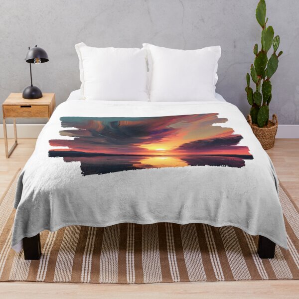 Item preview, Vibrant Abstract Ocean Sunset Datamoshing 2 designed and sold by Jason123za.