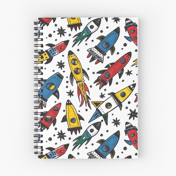 Item preview, Space Rockets Pattern For Kids designed and sold by sheprint.