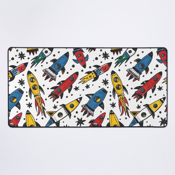 Item preview, Space Rockets Pattern For Kids designed and sold by sheprint.