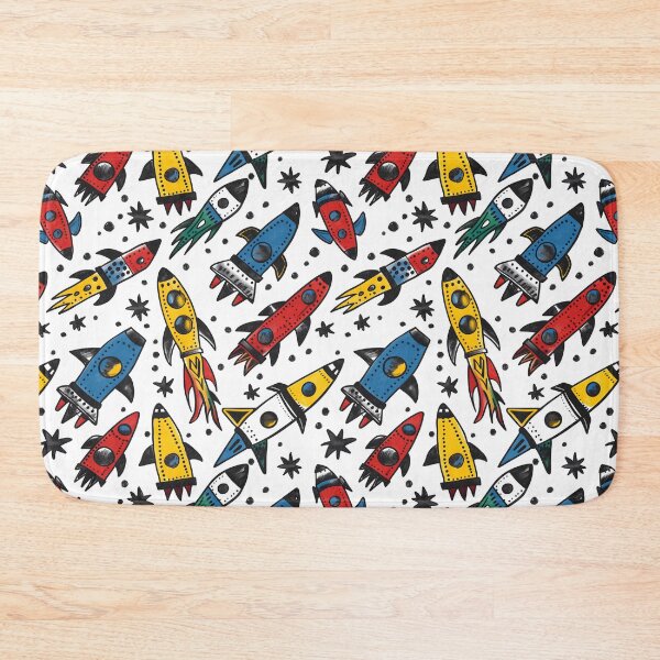 Item preview, Space Rockets Pattern For Kids designed and sold by sheprint.