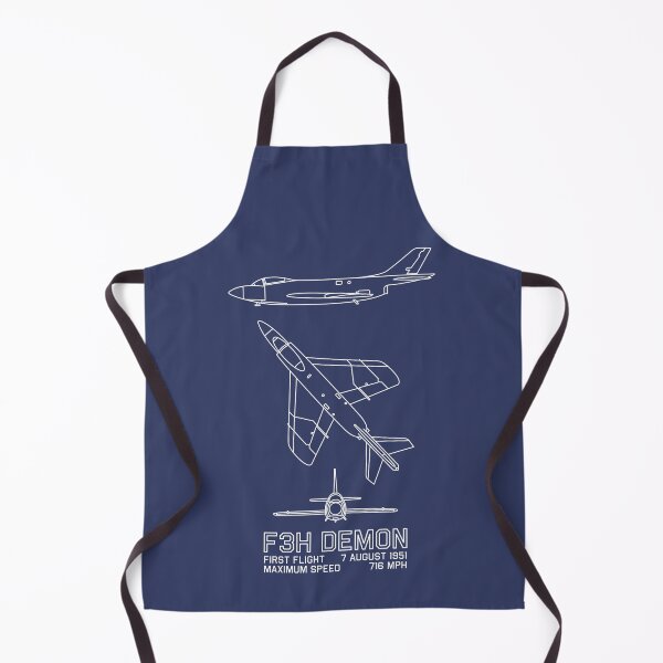 Item preview, F3H Demon American Jet Plane Blueprint Diagrams designed and sold by MilitaryMart.