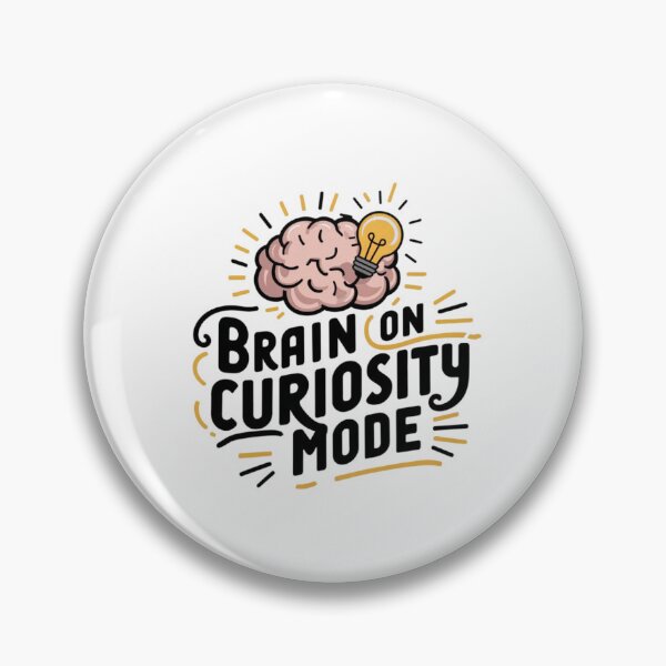Item preview, Brain on curiosity mode designed and sold by eajob.