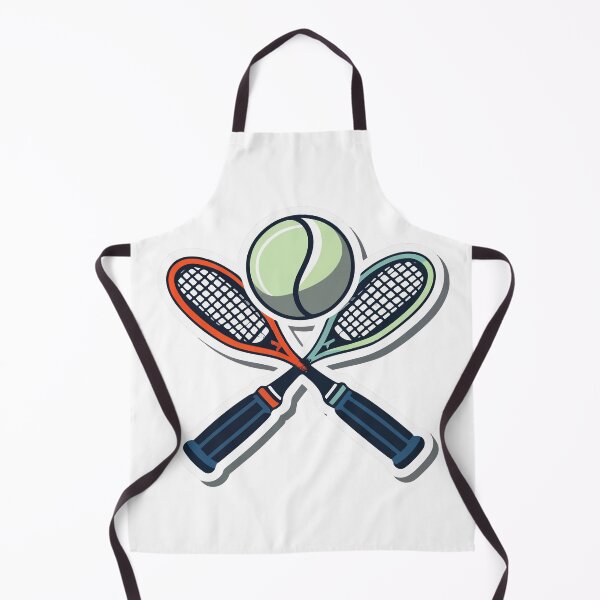 Item preview, Heraldic Tennis Emblem with Crossed Racquets designed and sold by NiftyWrx.