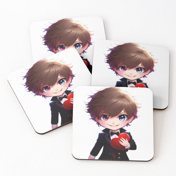 Item preview, Anime boy holding a heart designed and sold by luna--design.