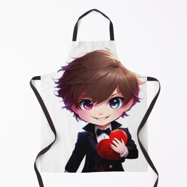 Item preview, Anime boy holding a heart designed and sold by luna--design.