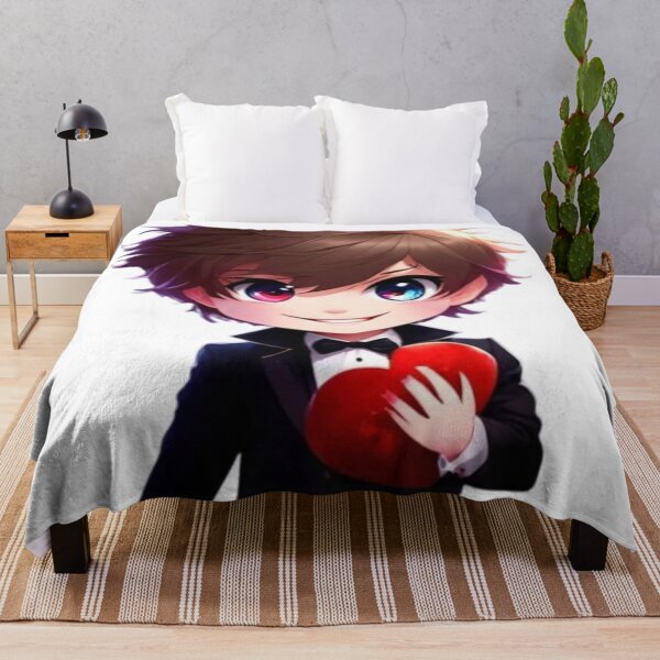 Item preview, Anime boy holding a heart designed and sold by luna--design.