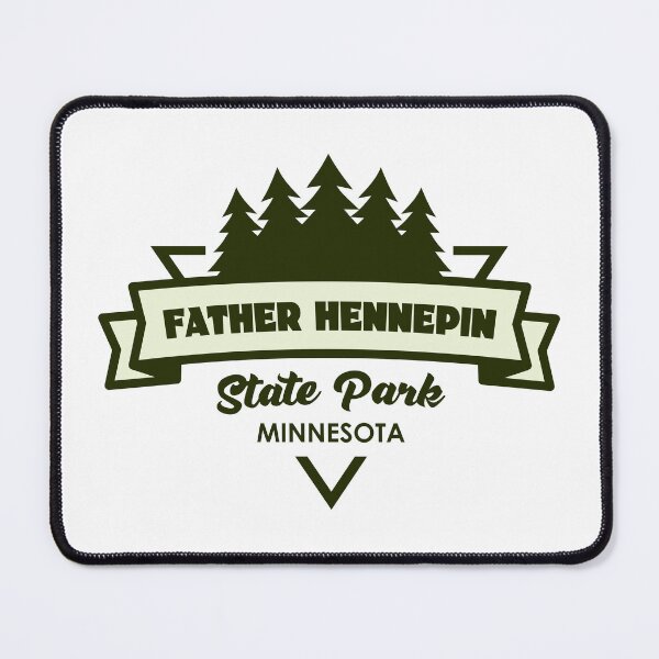 Item preview, Father Hennepin State Park Minnesota Trees And Ribbon designed and sold by bivenart.