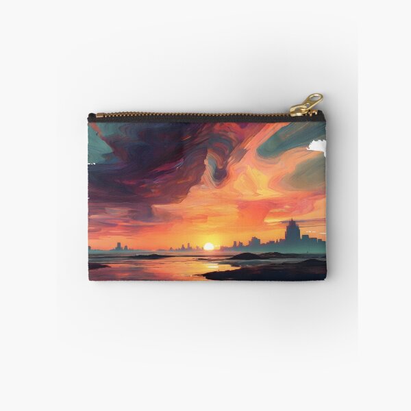 Item preview, Vibrant Abstract Ocean Sunset Datamoshing 4 designed and sold by Jason123za.