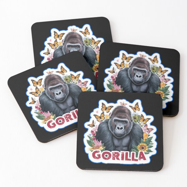Item preview,  A Gorilla illustration designed and sold by ZooStateofMind.