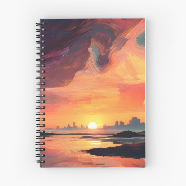 Item preview, Vibrant Abstract Ocean Sunset Datamoshing 4 designed and sold by Jason123za.