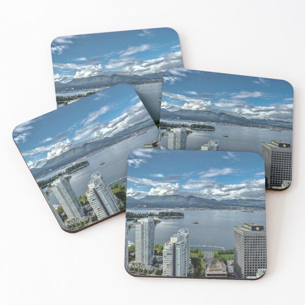 Item preview, Aerial view at Vancouver Harbor designed and sold by AlexLyubar.