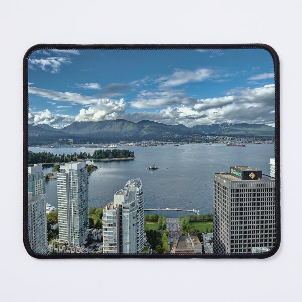 Item preview, Aerial view at Vancouver Harbor designed and sold by AlexLyubar.