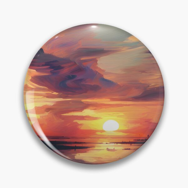 Item preview, Vibrant Abstract Ocean Sunset Datamoshing 3 designed and sold by Jason123za.