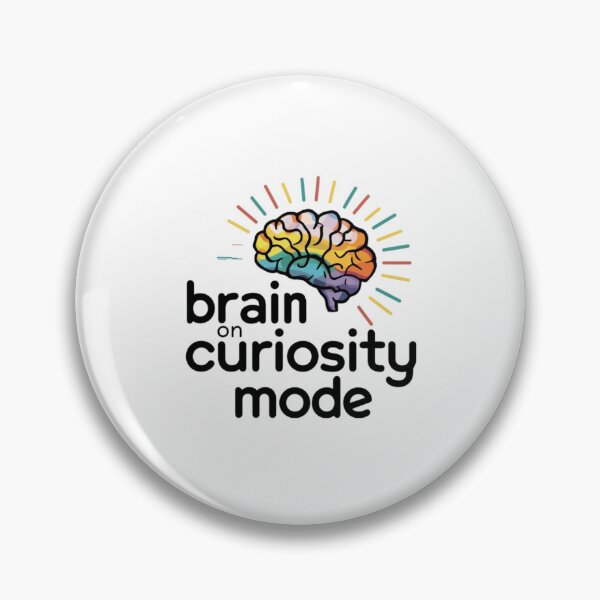 Item preview, Brain on curiosity mode designed and sold by eajob.
