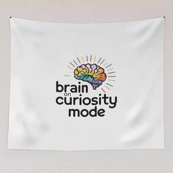 Item preview, Brain on curiosity mode designed and sold by eajob.