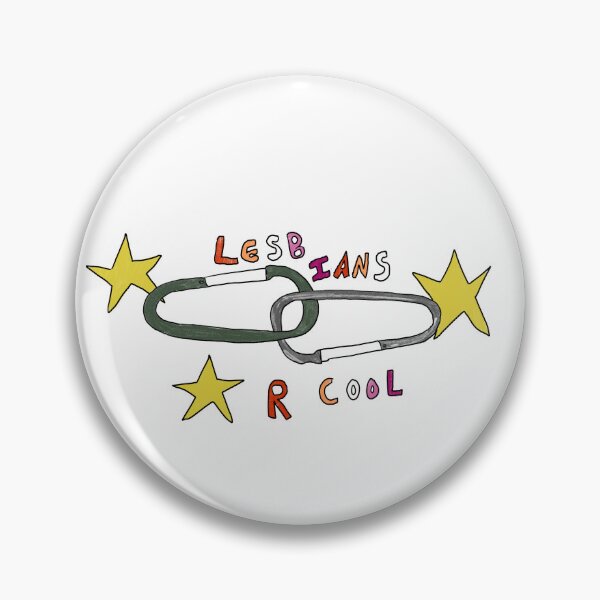 Item preview, Lesbian Carabiner Sticker! designed and sold by Natsprintstudio.