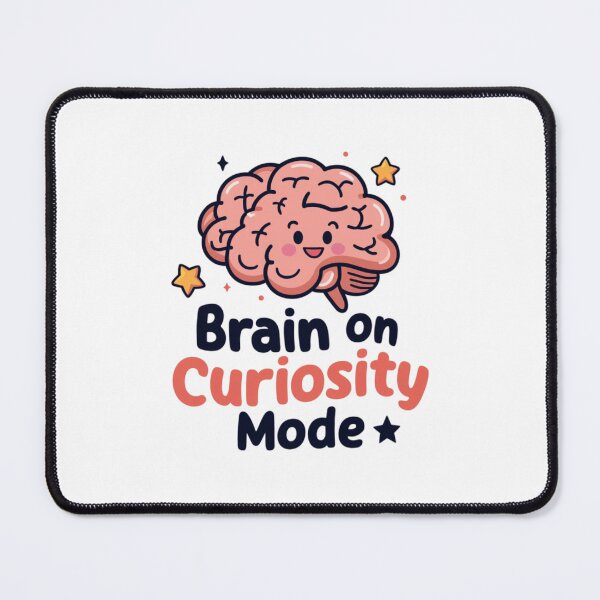 Item preview, Brain on curiosity mode designed and sold by eajob.
