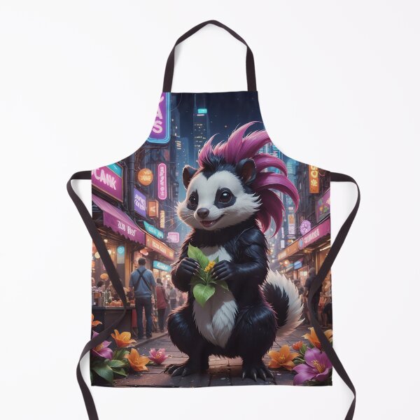 Item preview, Cute Skunk In The City designed and sold by TheArtOfPat.