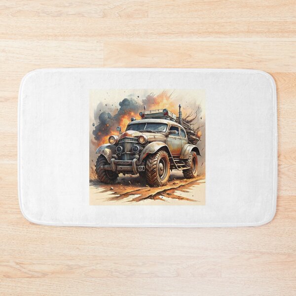 Item preview, Old Car in a Post-Apocalyptic Desert 4 designed and sold by Brasuca's Art.