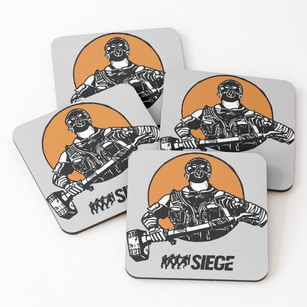 Item preview, Six Siege Operator Sledge (Black Logo) designed and sold by Graograman.
