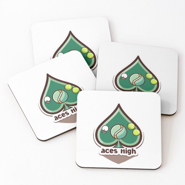 Item preview, Aces High Tennis Ball and Poker Theme Design designed and sold by NiftyWrx.