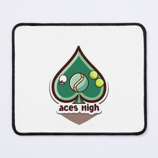 Item preview, Aces High Tennis Ball and Poker Theme Design designed and sold by NiftyWrx.