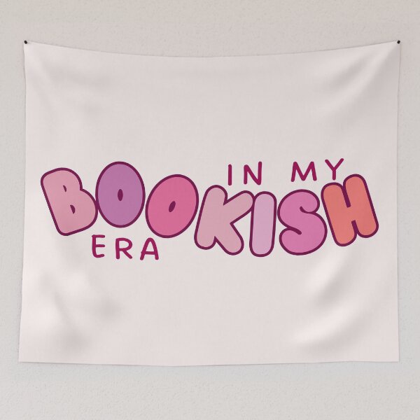Item preview, In my bookish era - pink designed and sold by Neadoodles.