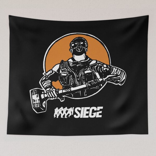 Item preview, Six Siege Operator Sledge (White Logo) designed and sold by Graograman.